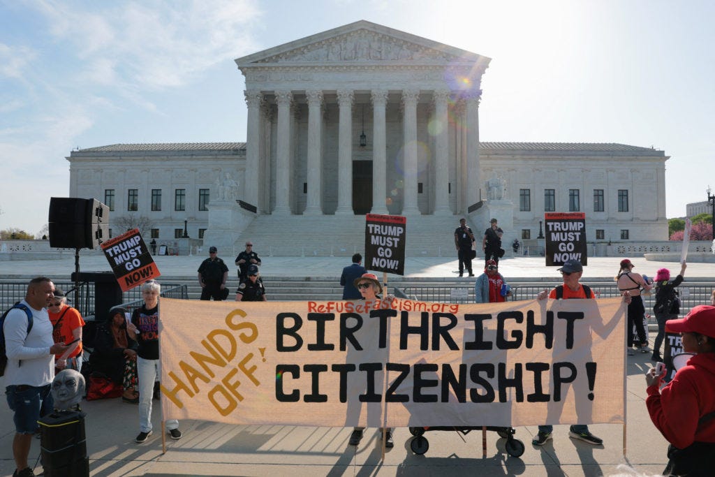 Trump plans to be at the Supreme Court during arguments on his bid to limit birthright citizenship | PBS News Trump plans to be at the Supreme Court during arguments on his bid to limit birthright citizenship | PBS News