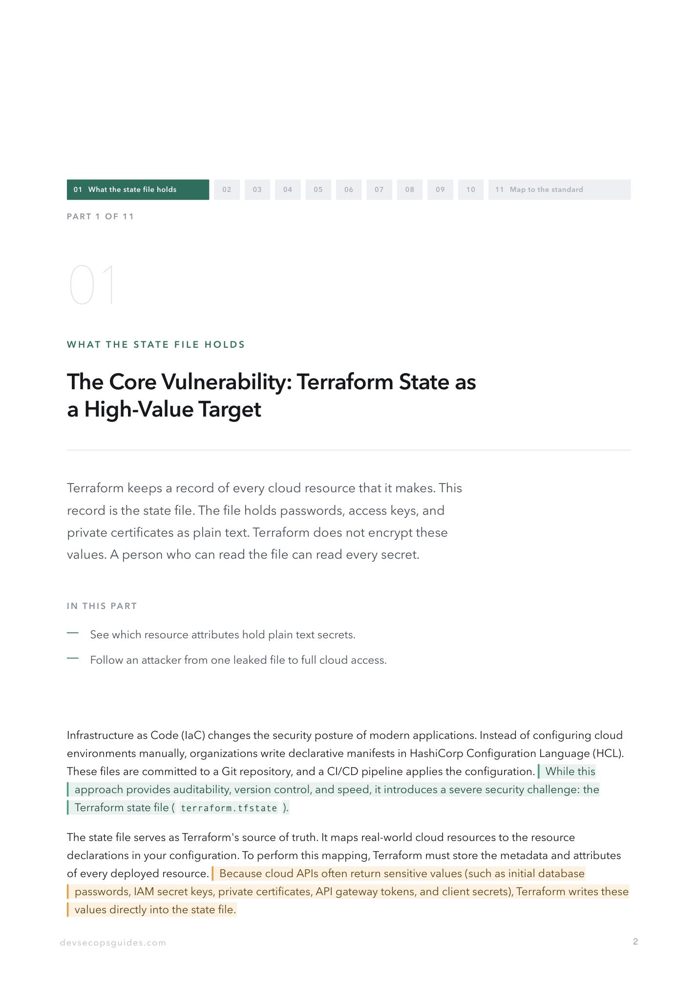 Part 1. The Core Vulnerability: Terraform State as a High-Value Target