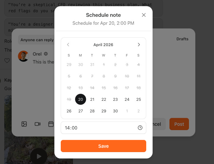 How to Schedule Notes on Substack (2026 Guide) - by Orel