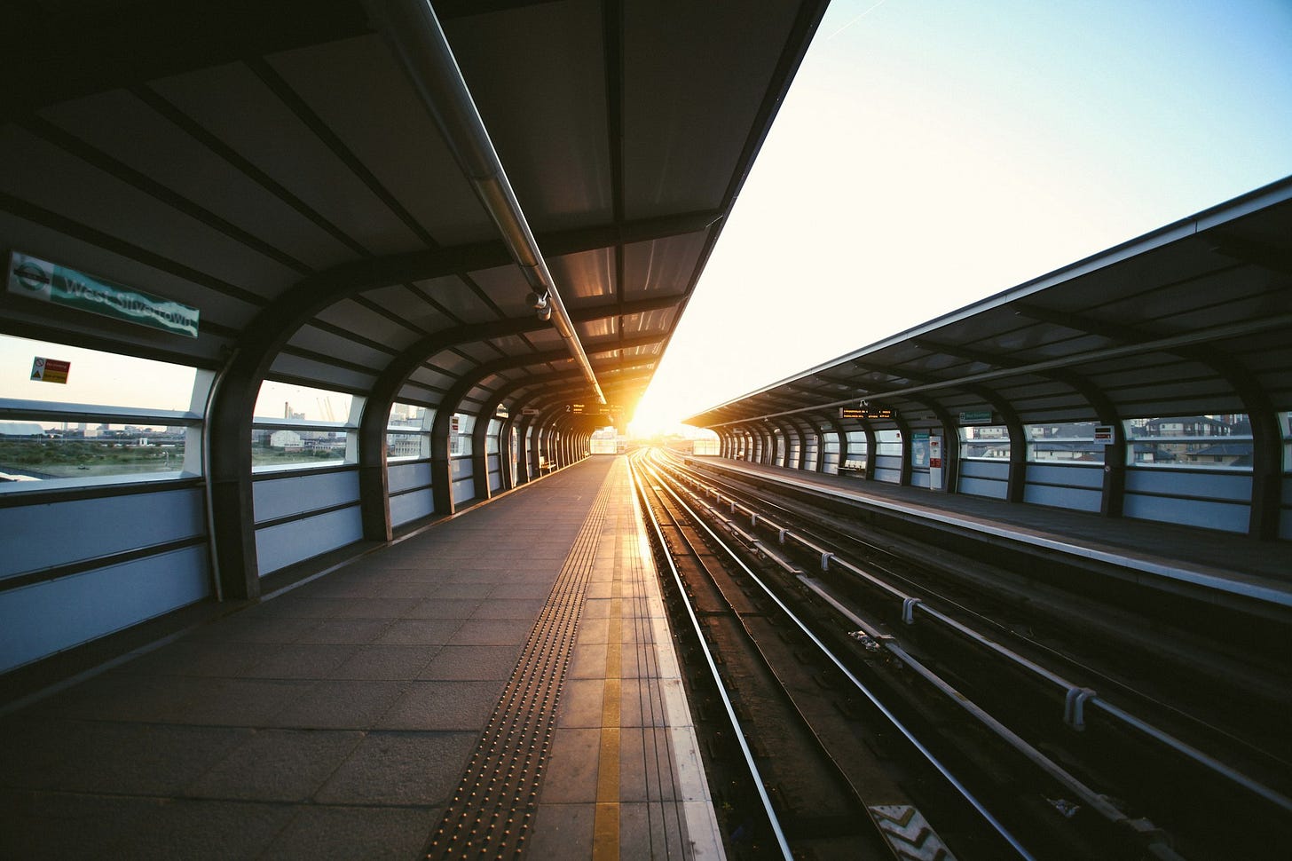 A train station