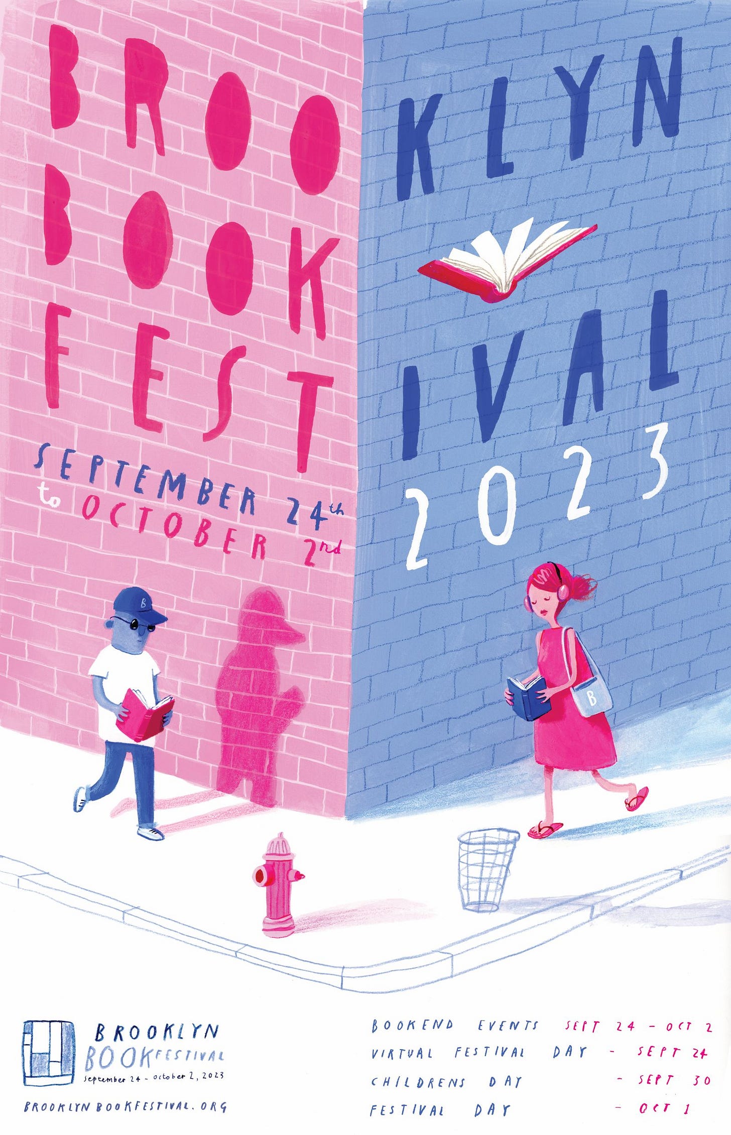 brooklyn book festival poster