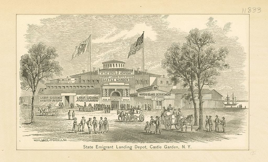 New York’s Emigrant Landing Depot