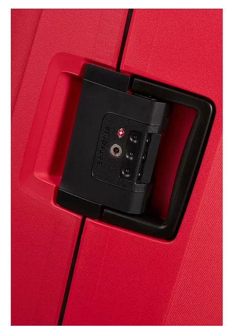 Samsonite's Essens 20" Carry-On from variety of angles.