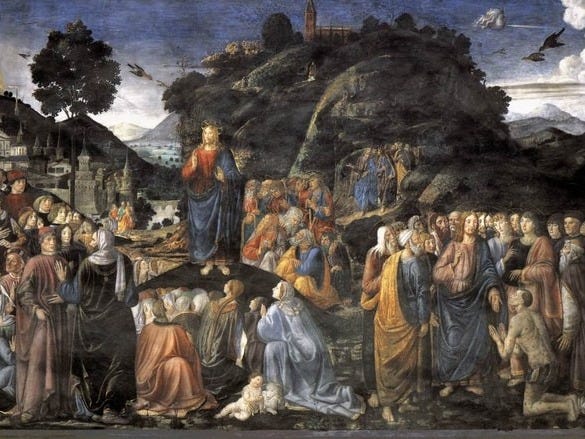 Sermon on the Mount, Sistine Chapel