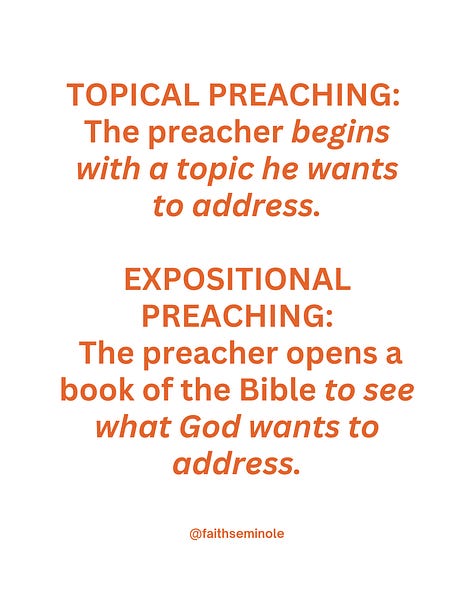 expositional preaching