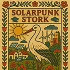 Solarpunk Stork