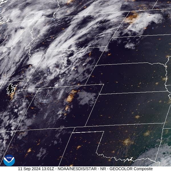 Wednesday morning’s satellite shows a trough of low pressure approaching providing increasing clouds for Montana. Wednesday morning’s satellite shows a trough of low pressure approaching providing increasing clouds for Montana.