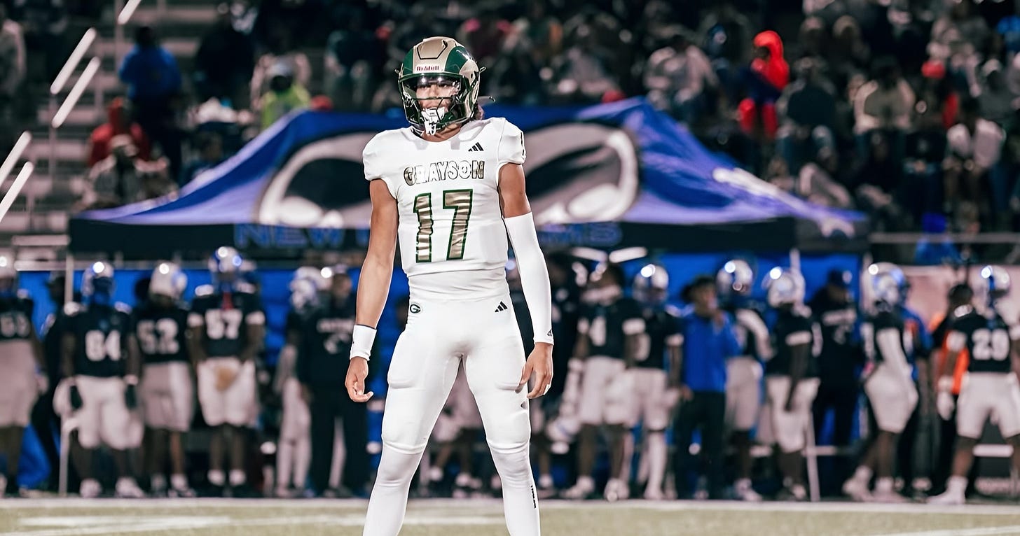 Wisconsin Badgers offer 2026 quarterback Travis Burgess a scholarship