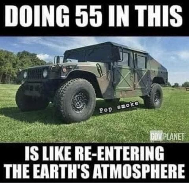 This made us laugh. Have a nice week! #MemeMonday #AMGeneral #HUMVEE #Army  #Marines