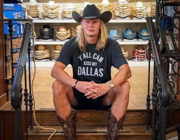 Erling Haaland embraces Texas with cowboy hats, boots and roller coasters - Yahoo Sports Erling Haaland embraces Texas with cowboy hats, boots and roller coasters - Yahoo Sports