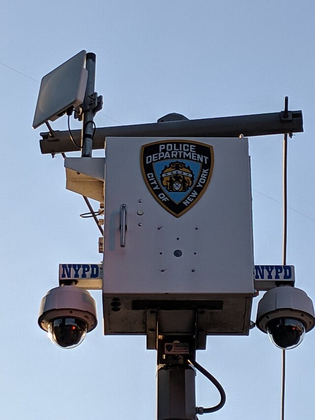 NYPD surveillance. Wikimedia Commons.