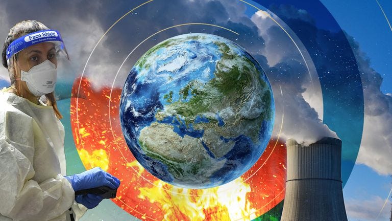Graphic about climate change Γράφημα για την κλιματική αλλαγή