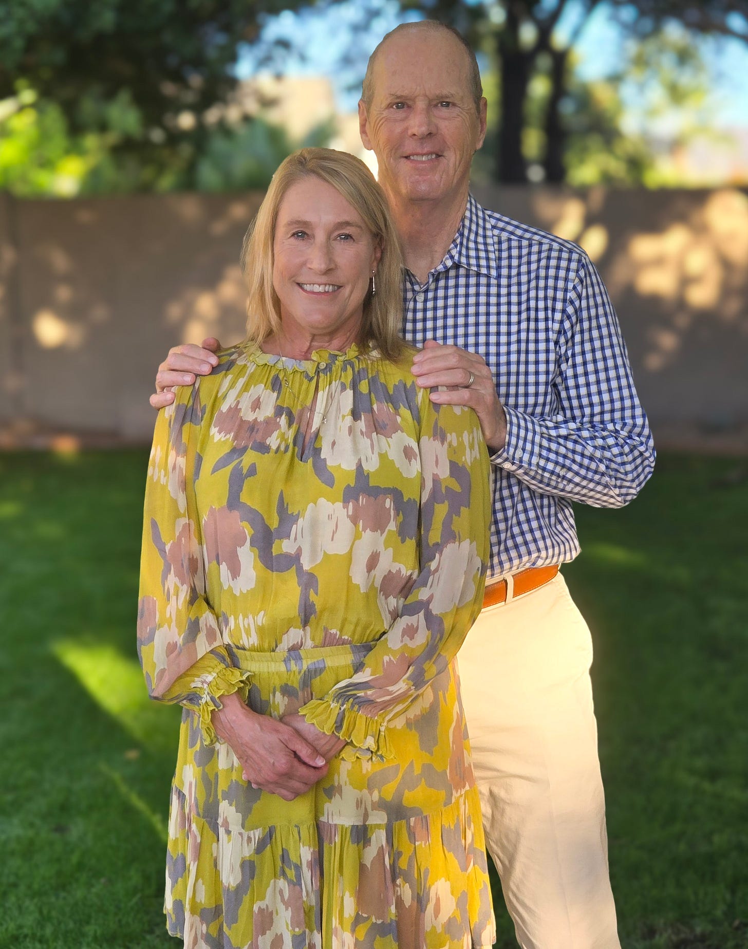 A portrait of the author and his wife on their 40th anniversary.