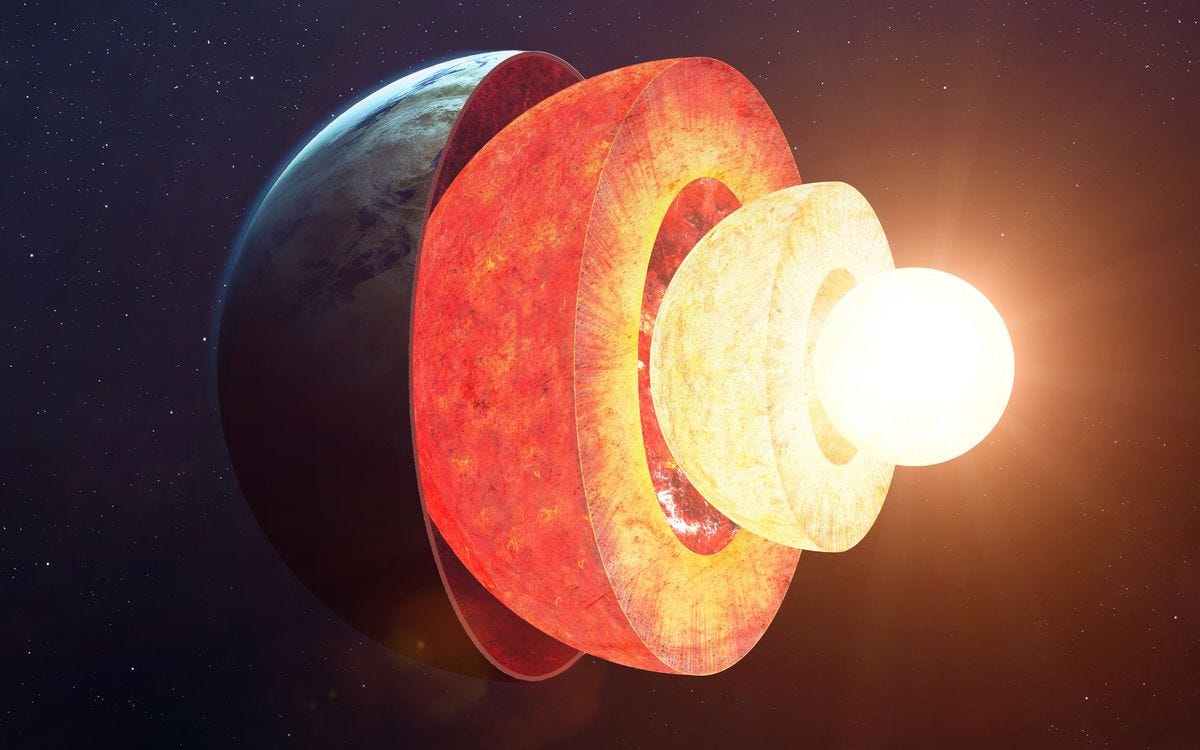 Earth's mysterious innermost core is a 400-mile-wide metallic ball | Space Earth's mysterious innermost core is a 400-mile-wide metallic ball | Space