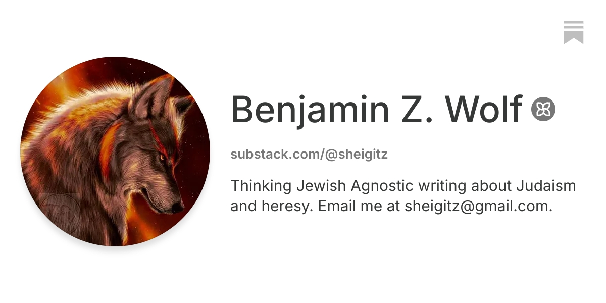 Benjamin Z. Wolf | Substack
