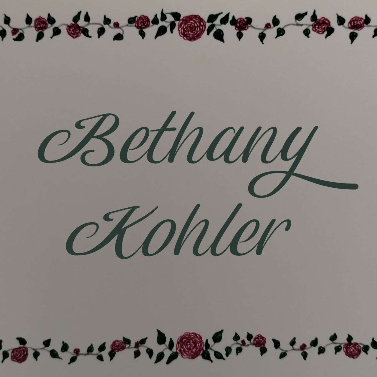 Bethany’s Substack