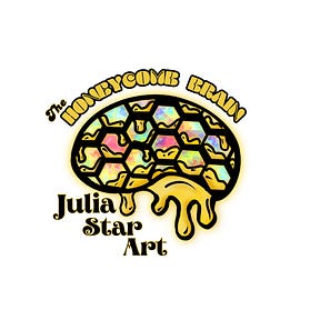 The Honeycomb Brain of Julia Star Art