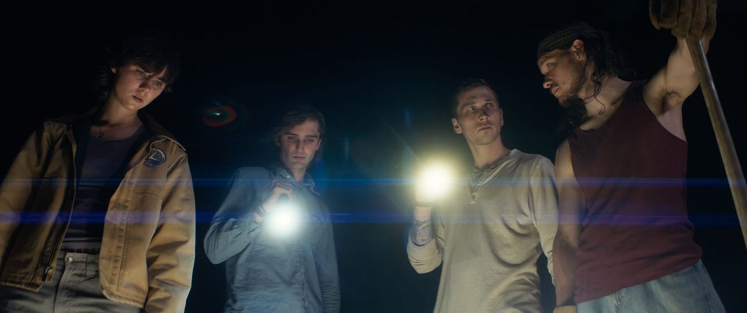 Rene Leech, Andrew Gabriel, Shaun Duke Jr., and Greg Poppa in Falling Stars
