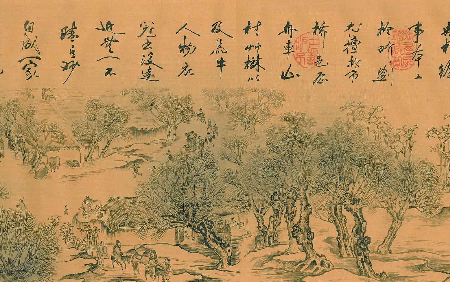 《清明上河圖》橋市與船隻局部|來源:Wikimedia Commons(公有領域,經 images.weserv.nl 快取) 《清明上河圖》橋市與船隻局部|來源:Wikimedia Commons(公有領域,經 images.weserv.nl 快取)