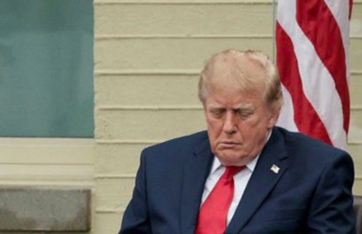 Trump Disrespects 9/11 Victims By Falling Asleep At The Pentagon