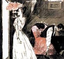 Illustration of THE NECKLACE By Guy De Maupassant - 