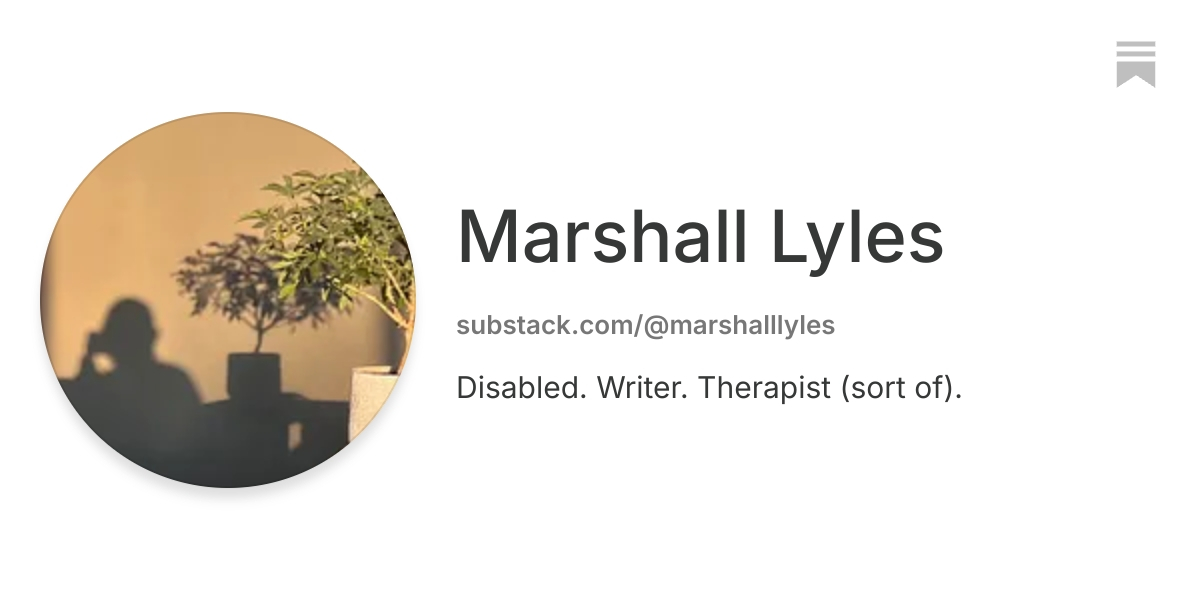 Marshall Lyles | Substack