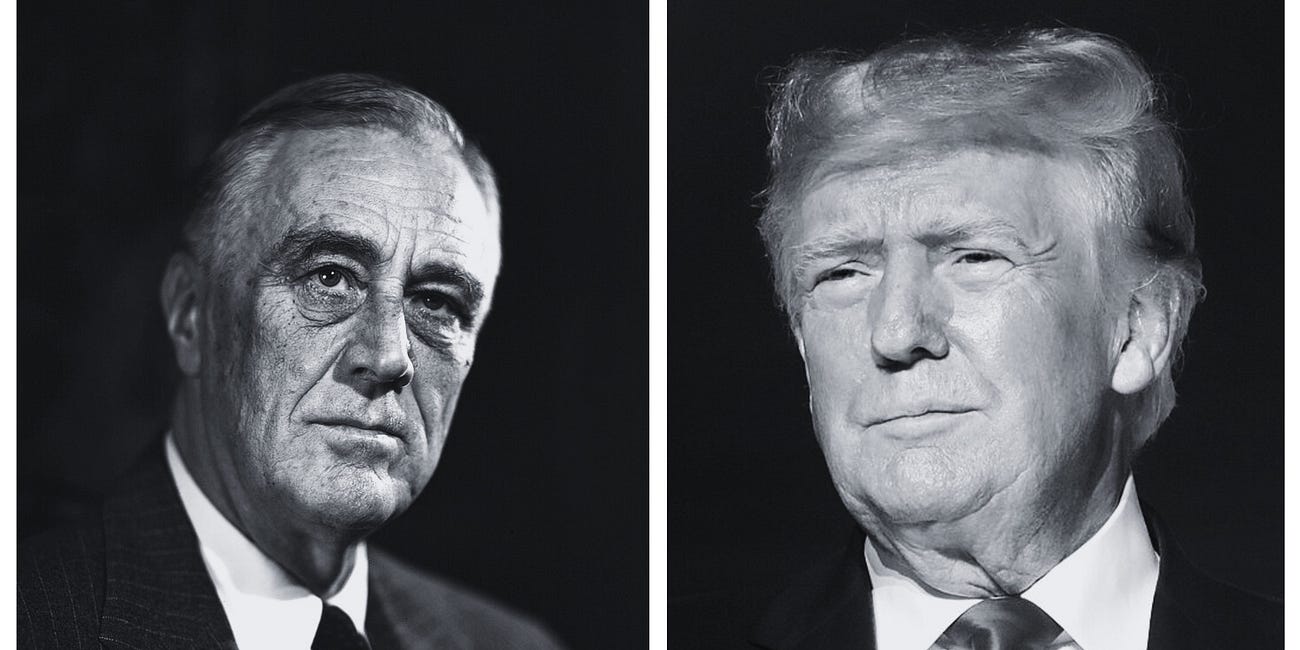 Trump is FDR in the Funhouse Mirror