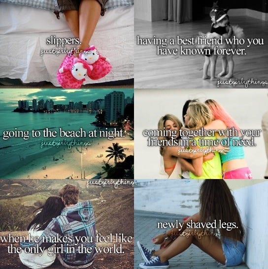 Just girly things Just girly things