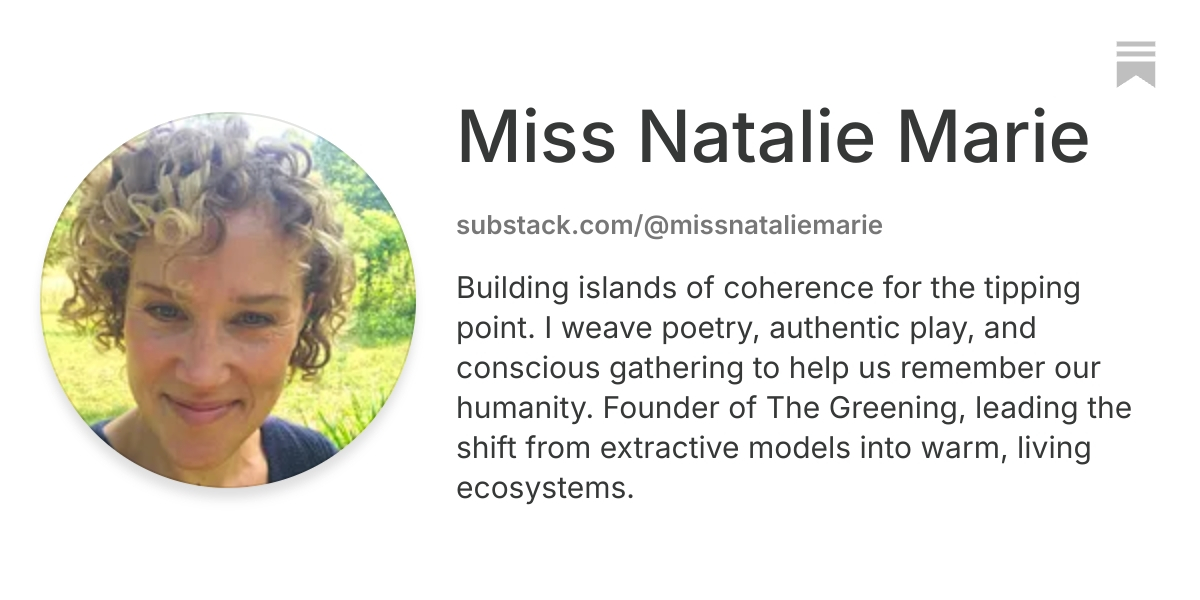 Miss Natalie Marie | Substack