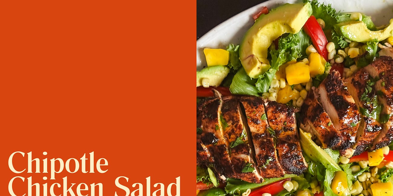 Chipotle Chicken Salad With Mango Vinaigrette
