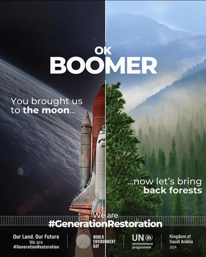 GenerationRestoration campaign UN Ennviroment Programme Osees insights