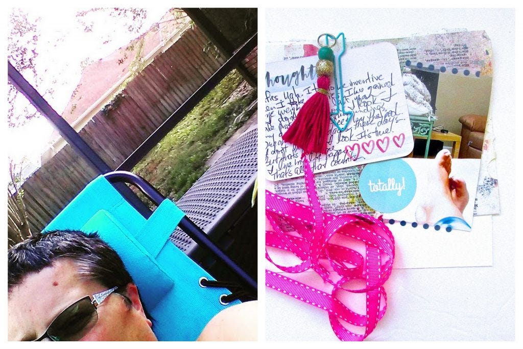 rukristin Awesome Ladies Project Scrapbook Challenges 2.3 Selfies