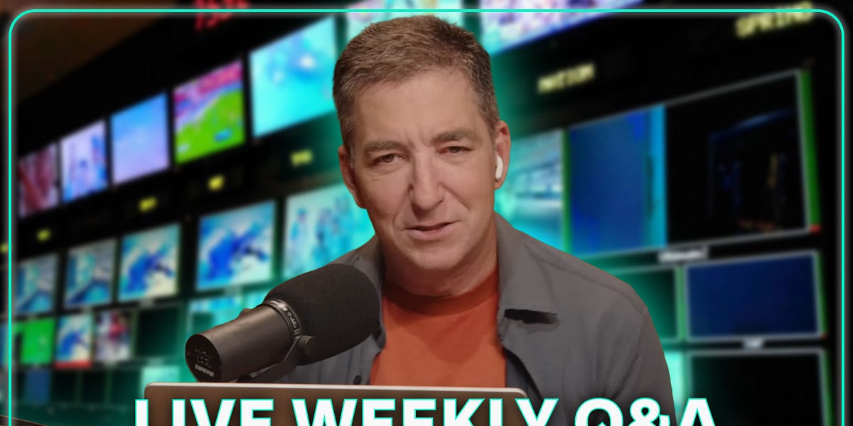 LIVE Q&A with Glenn Greenwald: the Iran War, Tucker’s Trump Apology, SPLC Indictment, Cuba, and More