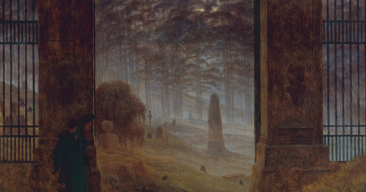 I'm Obsessed with Caspar David Friedrich's “The Cemetery Entrance” | Artsy
