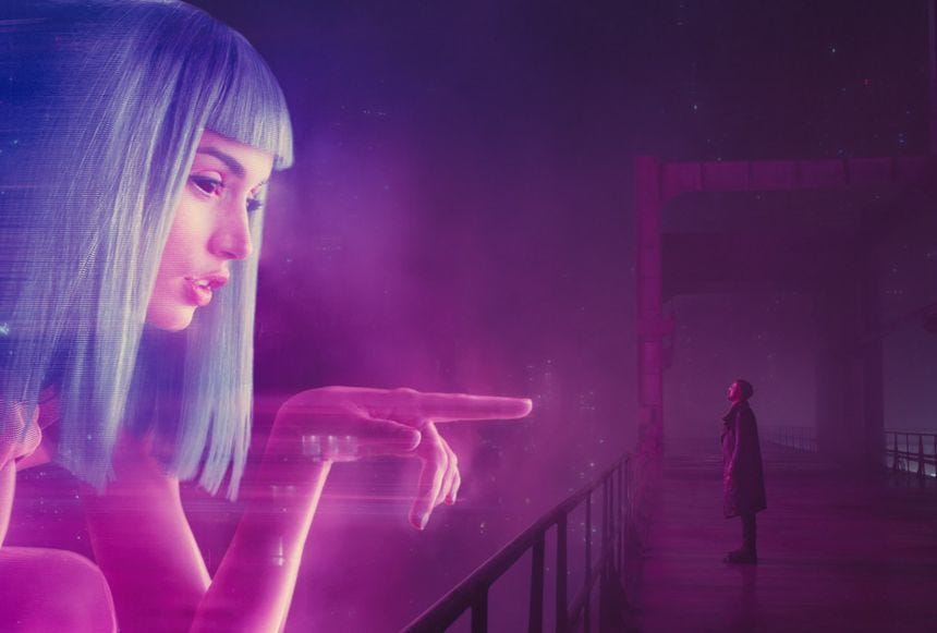 A scene from Blade Runner 2049