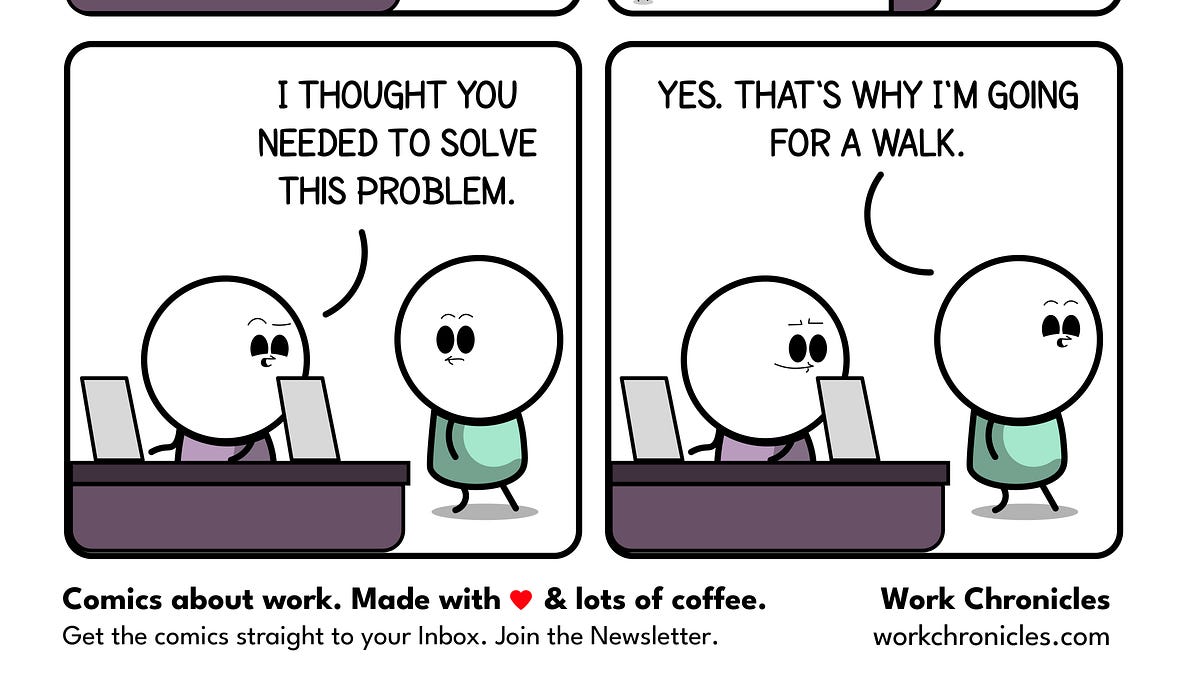 (comic) Thinking on your feet