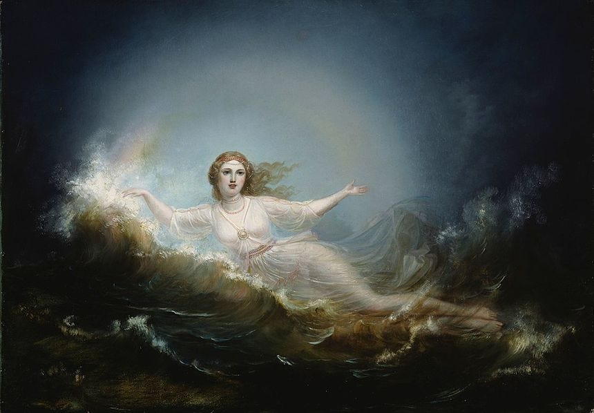 Ilmatar, Robert Wilhelm Ekman, 1860 Ilmatar, Robert Wilhelm Ekman, 1860