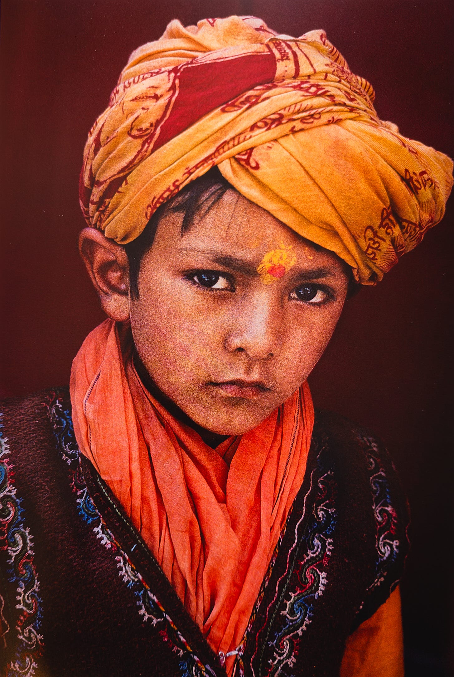 Pilgrim at Kumbh Mela, Haridwar, India, 1980 by Steve McCurry Pilgrim at Kumbh Mela, Haridwar, India, 1980 by Steve McCurry