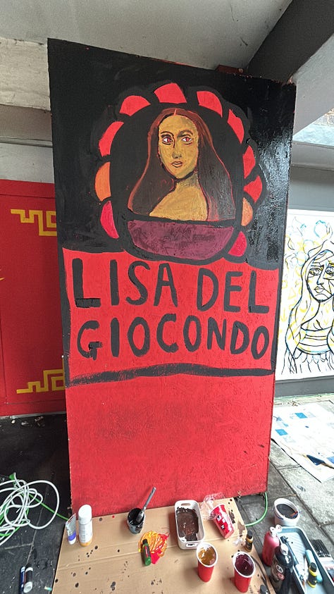 Ode to Lisa (2025) Mural by SLART.