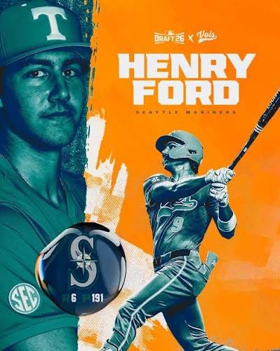 Henry Ford to the Emerald City! #GBO🍊 // #MLBDraft // #TridentsUp Henry Ford to the Emerald City! #GBO🍊 // #MLBDraft // #TridentsUp