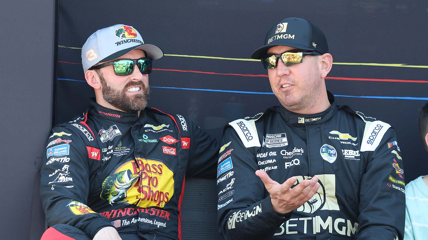 Austin Dillon authored a touching tribute post to Kyle Busch on Instagram. Busch, Dillon's RCR teammate, died this week at the age of 41. Austin Dillon authored a touching tribute post to Kyle Busch on Instagram. Busch, Dillon's RCR teammate, died this week at the age of 41.