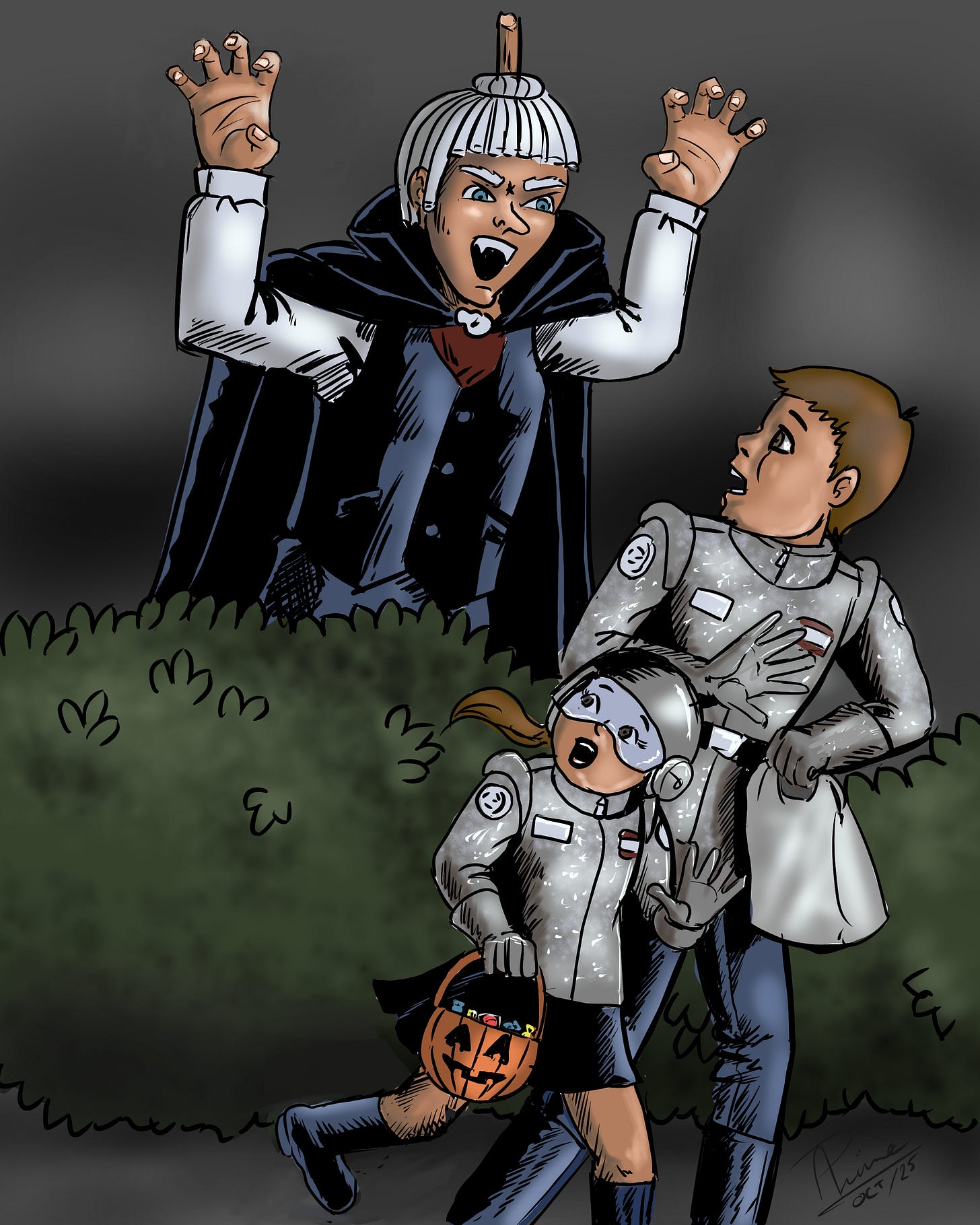 Happy Halloween to everyone from Mop Top!