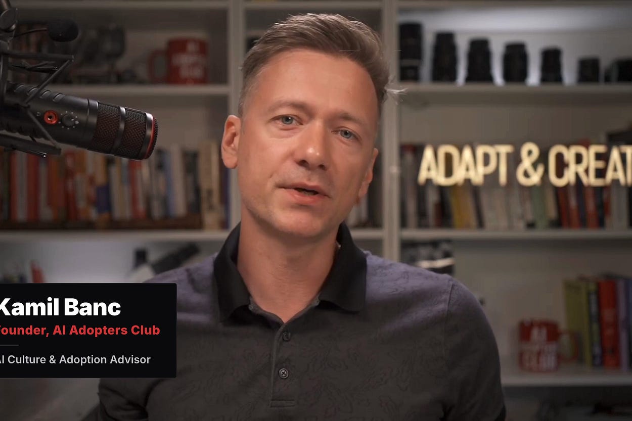 AI Adopters Club | Kamil Banc | Substack