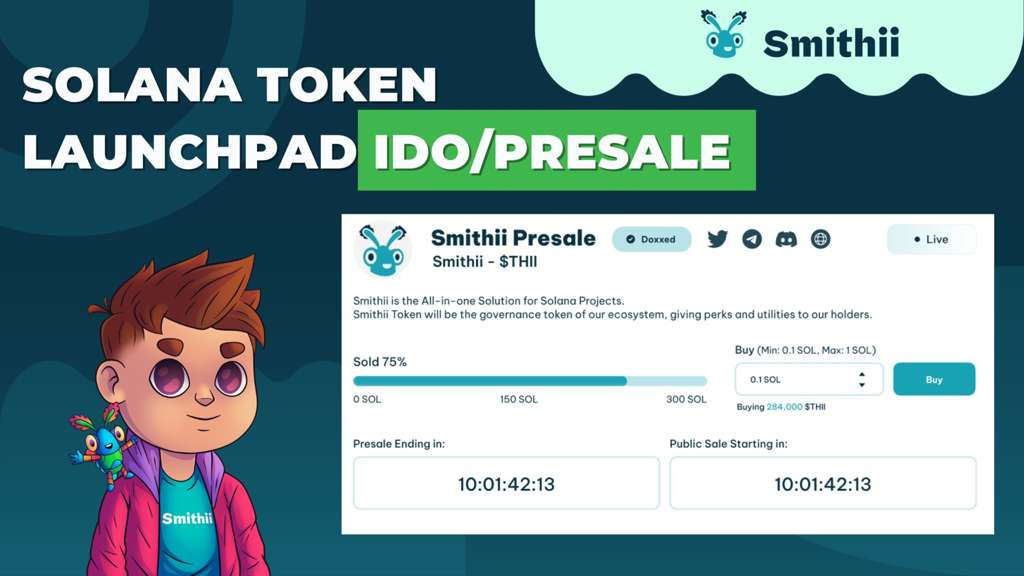 Smithii Presale Creation Dashboard