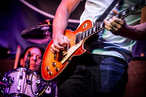 The guitars of A.A. Bottom / all photos by author