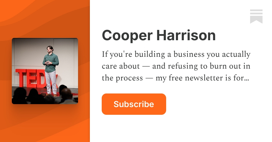 Cooper Harrison | Substack