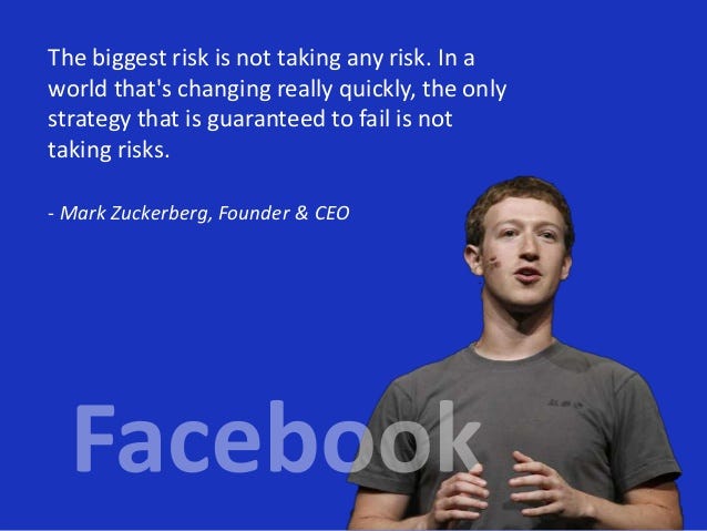 Why It's Time to Start Embracing Taking Risks - Marketing, content, &  technology to help printers sell more printing