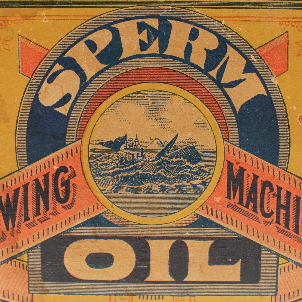 Sold: Sperm Whale Oil – Old as Adam