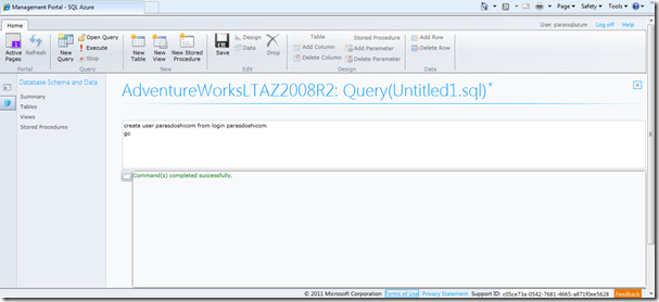 SQL Azure Login pic2 SQL Azure Login pic2