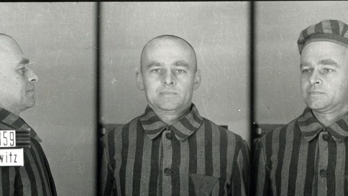 Witold Pilecki, official Auschwitz photo, 1940. Witold Pilecki, official Auschwitz photo, 1940.